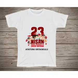 23 Nisan Baskılı Tişört 2