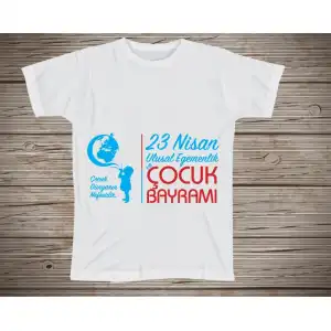23 Nisan Baskılı Tişört 4
