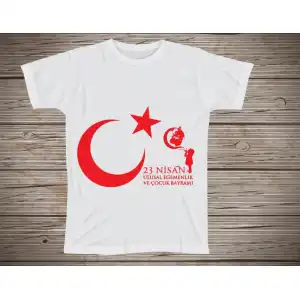 23 Nisan Baskılı Tişört 6