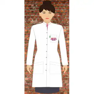 İsim Ve Branş Baskılı Bayan Öğretmen Önlüğü