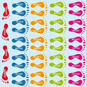 Sosyal Mesafe Ayak İzi