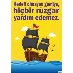 Hedefi Olmayan Gemiye Afişi (Posteri)