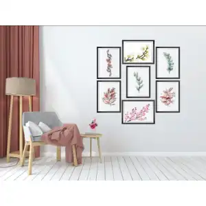 Okulcenter 7 Parça Çerçeve Görünümlü Dekotalı Tablo