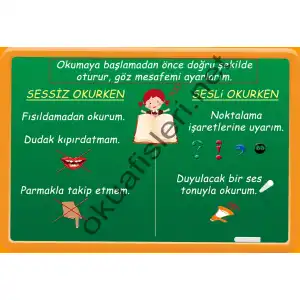 Okuma Kuralları Afişi