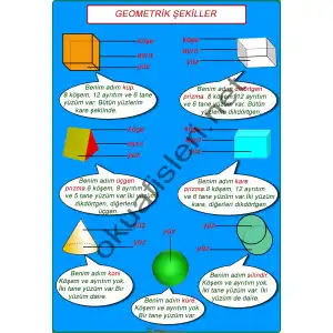 Geometrik Şekiller Afişi