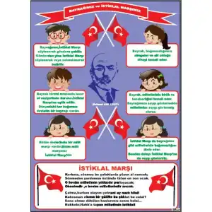 Bayrağımız ve Marşımız Afişi