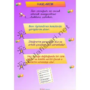 Çocuk Hakları Afişi