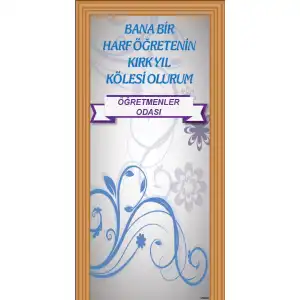 İmam Hatip Okulu Öğretmenler Odası Kapı Giydirme