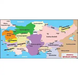 Anadolu Beylikleri Haritası