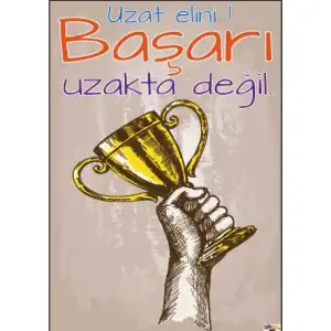 Başarı Uzakta Değil Afişi (Posteri)