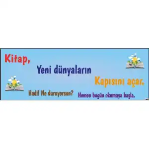 Kitap Yeni Dünyalar Açar Kiriş Yazısı
