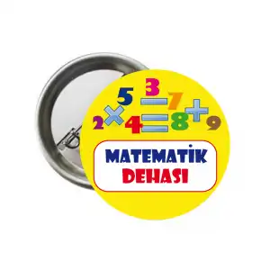 Matematik Dehası Öğrenci Rozeti
