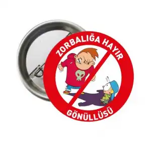 Zorbalığa Hayır Rozet
