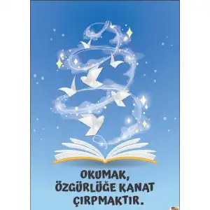 Kitap Okumak Afişi (Posteri) 9