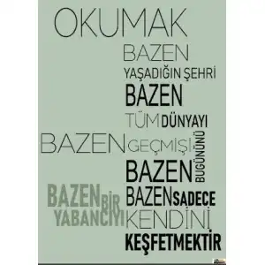 Kitap Okumak Afişi (Posteri) 11