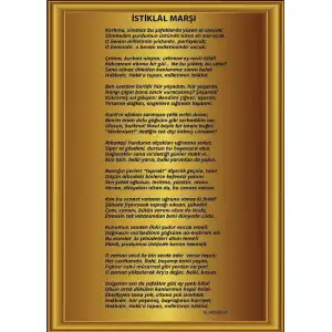 İstiklal Marşı Afişi