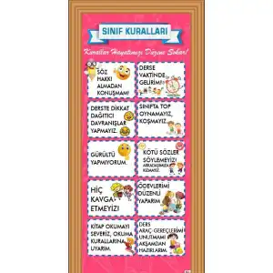 Sınıf Kuralları Kapı Giydirme