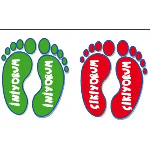 İniyorum Çıkıyorum Ayak İzleri