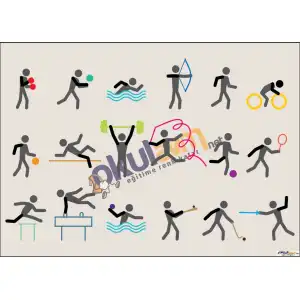 Olimpik Sporlar Afişi 1