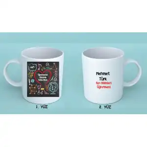 Öğretmenler Günü Baskılı Kupa Bardak 1