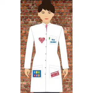 Matematik Baskılı Öğretmen Önlüğü 1