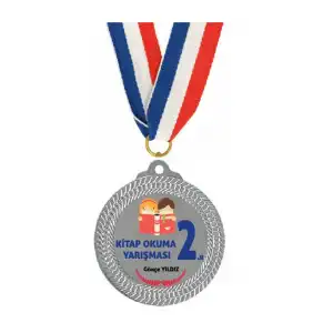 Kitap Okuma Yarışması İkincisi Madalyası (Gümüş)