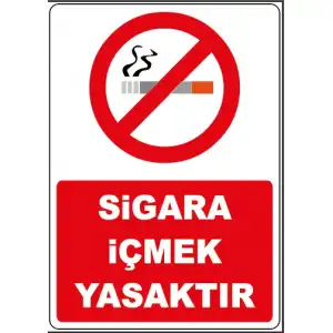 Sigara İçmek Yasaktır Afişi