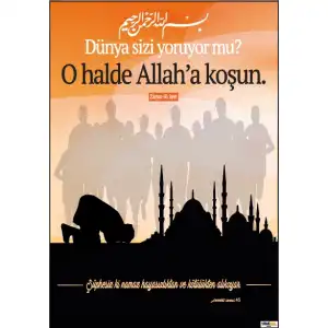 Allah'a Koşun Afişi