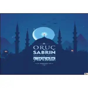 Oruç Sabrın Yarısıdır Afişi (Posteri)