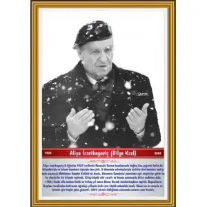 Aliya İzzetbegoviç Afişi (Posteri)