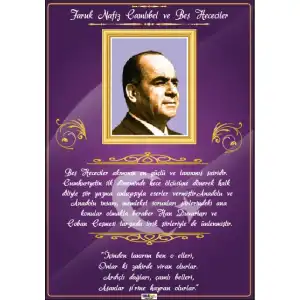 Faruk Nafiz Çamlıbel ve Beş Hececiler Afişi