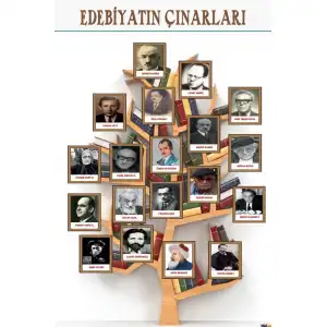 Edebiyatımızın Çınarları Afişi (Ağaç)
