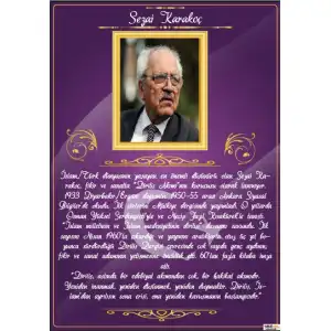 Sezai Karakoç Afişi (Posteri)