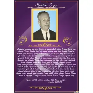 Nurettin Topçu Afişi (Posteri)