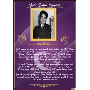Bedri Rahmi Eyüboğlu Afişi (Posteri)