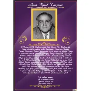 Ahmet Hamdi Tanpınar Afişi (Posteri) 2