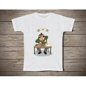 Adam Olmuş Çocuklar Tişörtü (Cezeri)