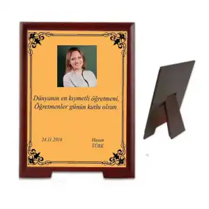 Ahşap Plaket 4 (Resimli)