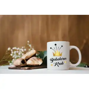 Babaların Kralı Baskılı Kupa