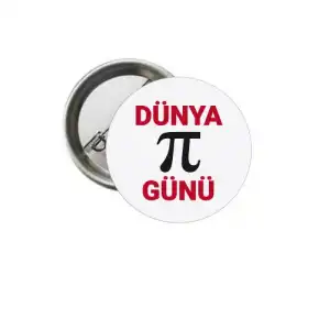 Dünya Pi Günü Rozeti 2