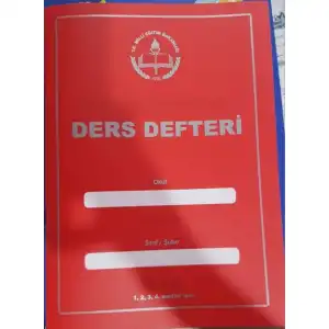 İlkokul Ders Defteri (Ders Sayfasında Yoklamalı)