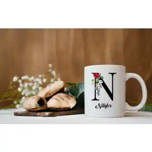 Kişiye Özel (N) Harfli Kupa