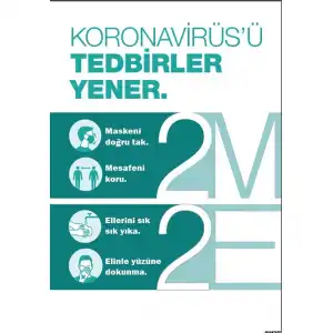 Koronavirüsü Tedbirler Yener Afişi (Posteri)