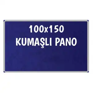 Kumaşlı Okul Panosu 100x150 (Alüminyum Çerçeveli)