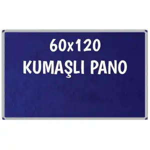 Kumaşlı Okul Panosu 60x120 (Alüminyum Çerçeveli)