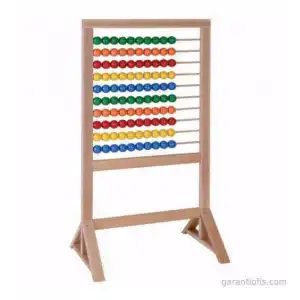 Lüks Ahşap Ayaklı Abaküs 50x100 100'lü