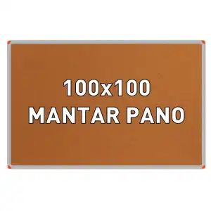 Mantar Pano 100x100 (Alüminyum Çerçeve)
