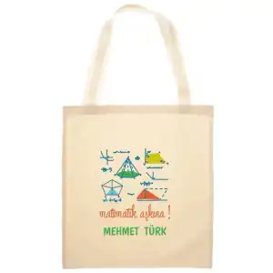 Matematik Öğretmeni Bez Çanta (Baskılı)