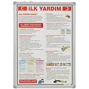 Mdf Çerçeve İlk Yardım 50x70