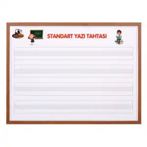 MDF Çerçeveli Standart Yazı Tahtası 60x80